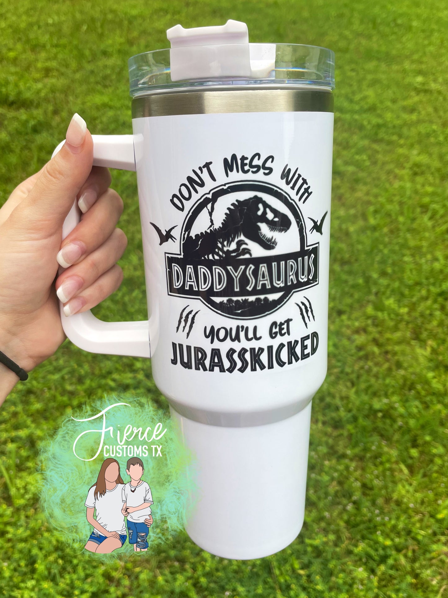 Daddysaurs 40oz Tumbler